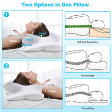 Load image into Gallery viewer, Cervical Pillow Neck Pillow for Pain Relief, Ergonomic Orthopedic Neck Support Pillow
